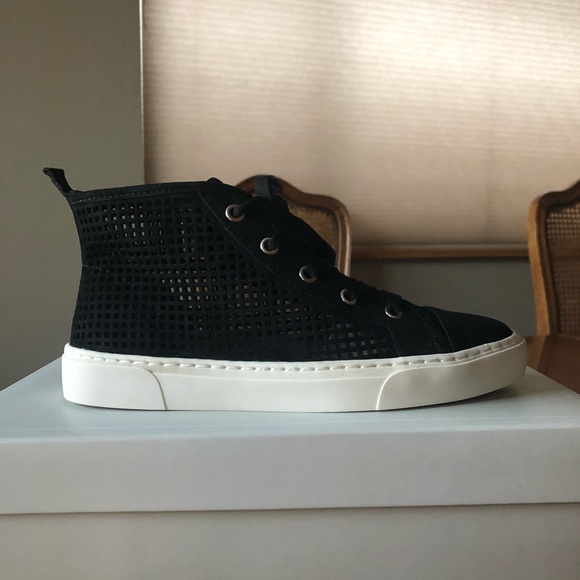 1 State Leather Laser Perforated Sneakers - Picture 4 of 5